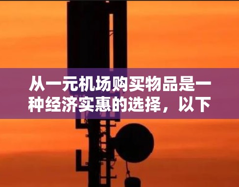 从一元机场购买物品是一种经济实惠的选择，以下是详细的步骤和建议