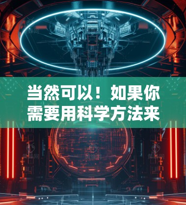 当然可以！如果你需要用科学方法来分析或者解决某个问题，或者需要帮助进行科学研究，请提供更多细节，我会尽力协助你。以下是一些常见的科学方法和步骤，可能对你有帮助